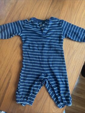 6-12 Month Striped One Piece